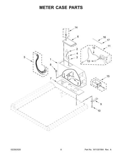METER CASE PARTS