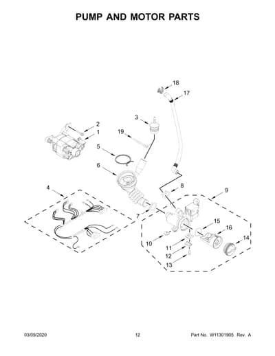 PUMP AND MOTOR PARTS