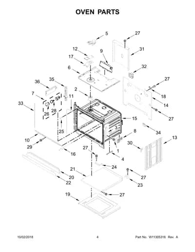 OVEN PARTS