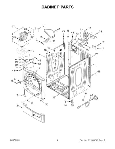 CABINET PARTS
