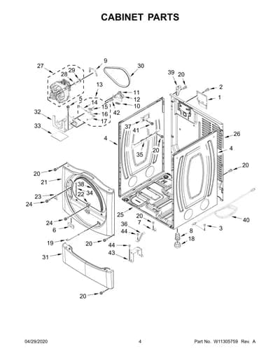 CABINET PARTS