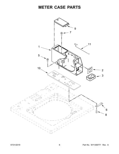METER CASE PARTS