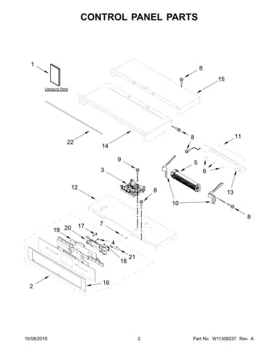 CONTROL PANEL PARTS
