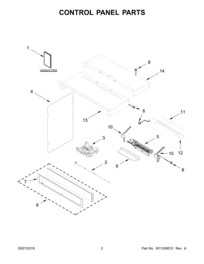 CONTROL PANEL PARTS