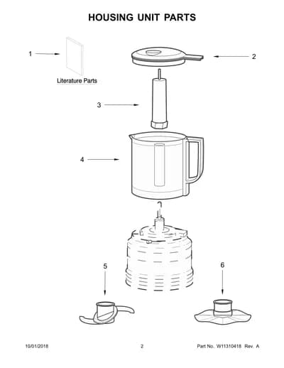 HOUSING UNIT PARTS