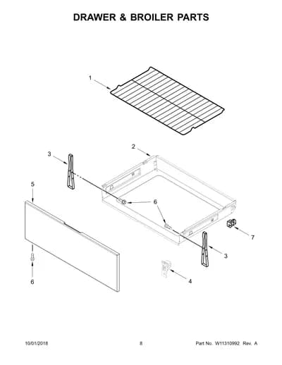 DRAWER & BROILER PARTS