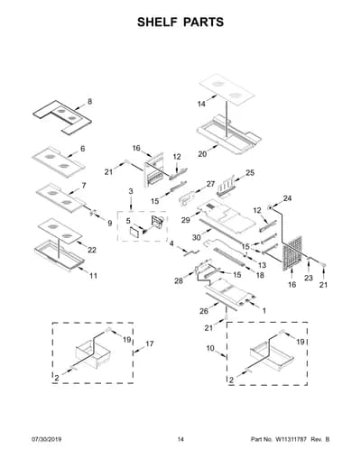 SHELF PARTS