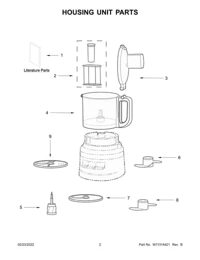HOUSING UNIT PARTS