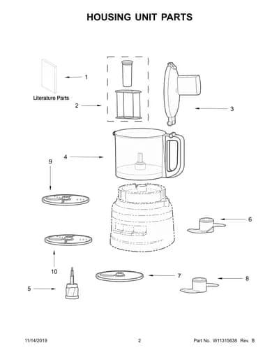 HOUSING UNIT PARTS