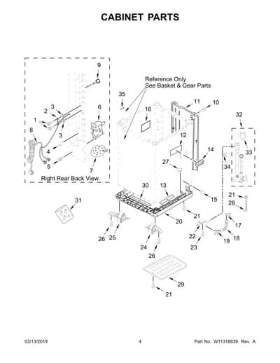 CABINET PARTS