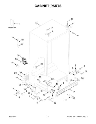 CABINET PARTS