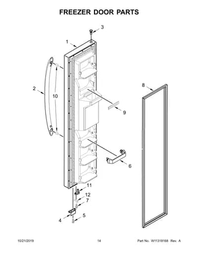 FREEZER DOOR PARTS
