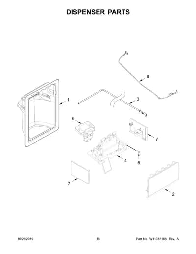 DISPENSER PARTS