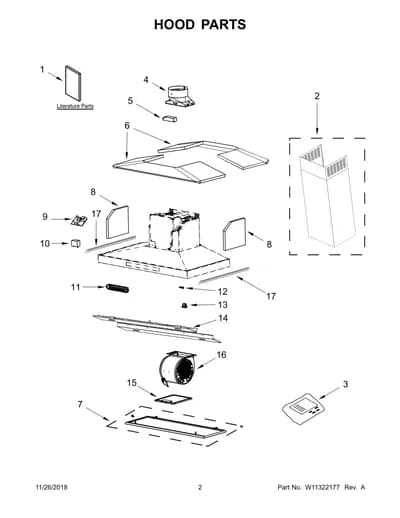 HOOD PARTS