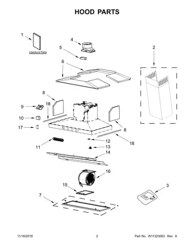 HOOD PARTS