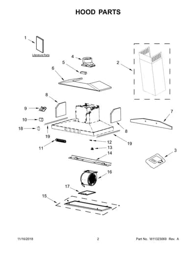 HOOD PARTS