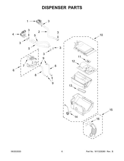 DISPENSER PARTS