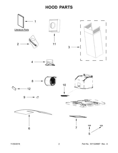 HOOD PARTS