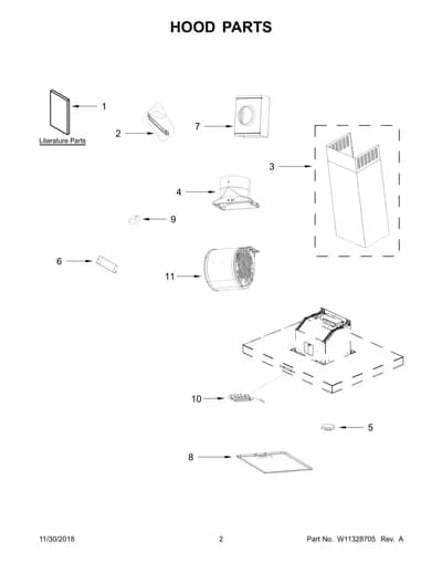 HOOD PARTS