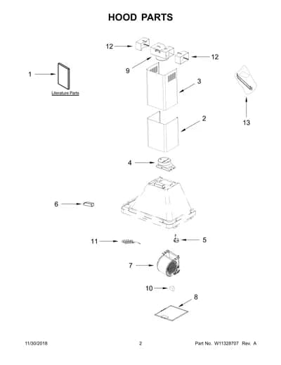 HOOD PARTS
