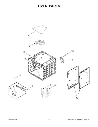 OVEN PARTS