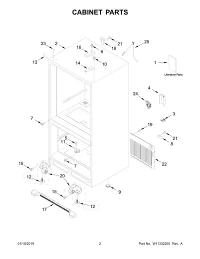 CABINET PARTS