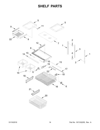 SHELF PARTS