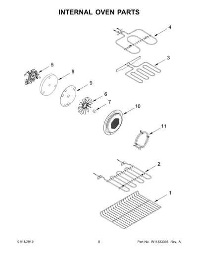 INTERNAL OVEN PARTS