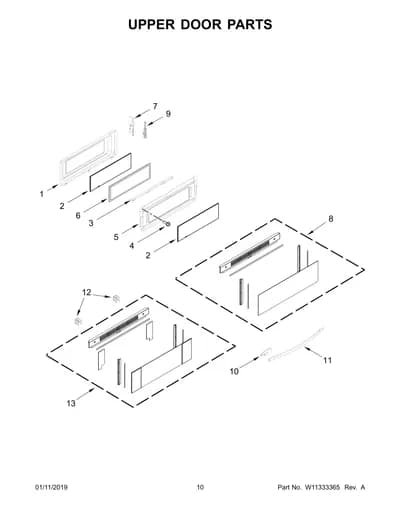UPPER DOOR PARTS