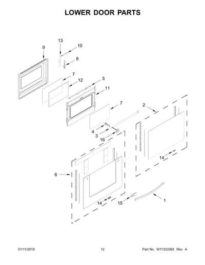 LOWER DOOR PARTS