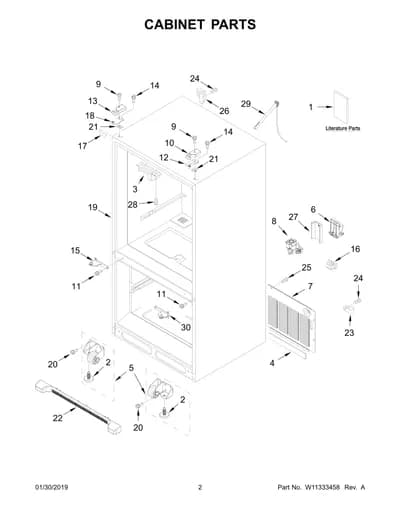 CABINET PARTS