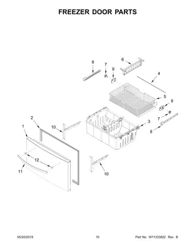 FREEZER DOOR PARTS