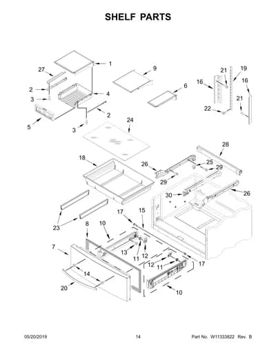 SHELF PARTS
