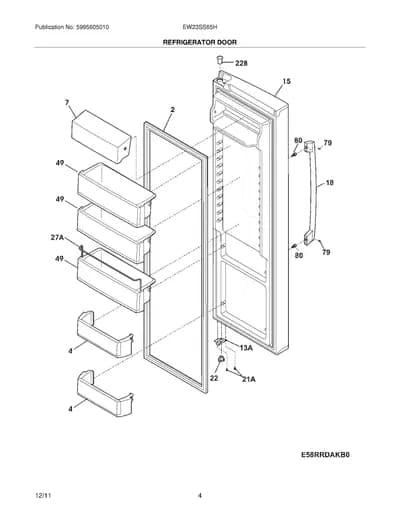 REFRIGERATOR DOOR