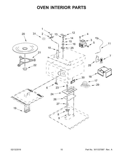 OVEN INTERIOR PARTS