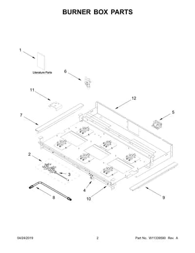 BURNER BOX PARTS