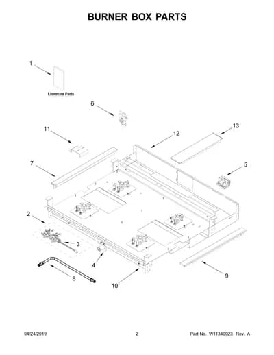 BURNER BOX PARTS