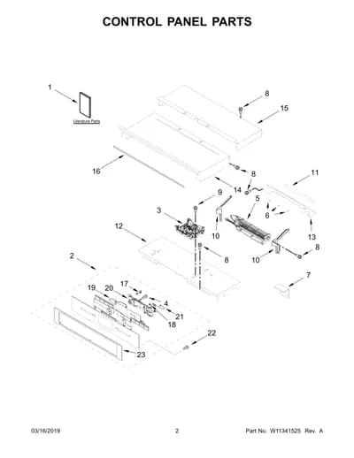 CONTROL PANEL PARTS