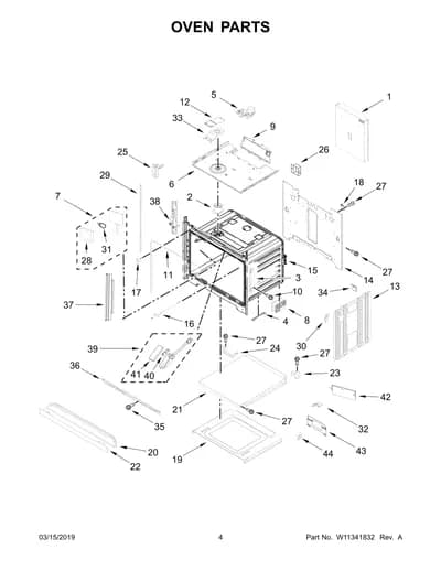 OVEN PARTS