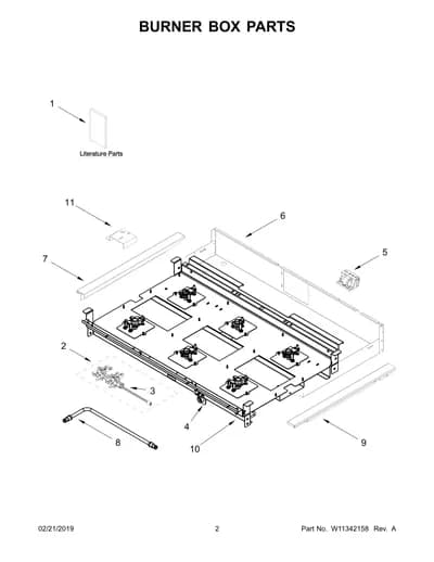 BURNER BOX PARTS