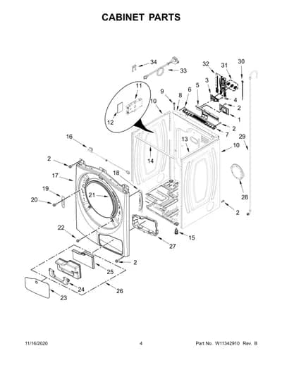 CABINET PARTS