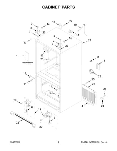 CABINET PARTS