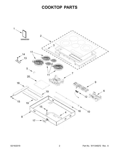 COOKTOP PARTS