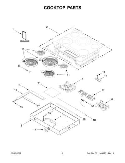 COOKTOP PARTS