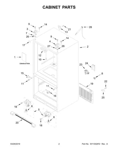 CABINET PARTS