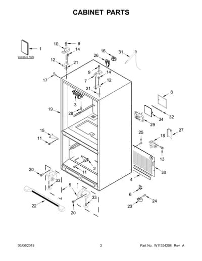 CABINET PARTS