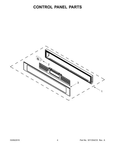 CONTROL PANEL PARTS