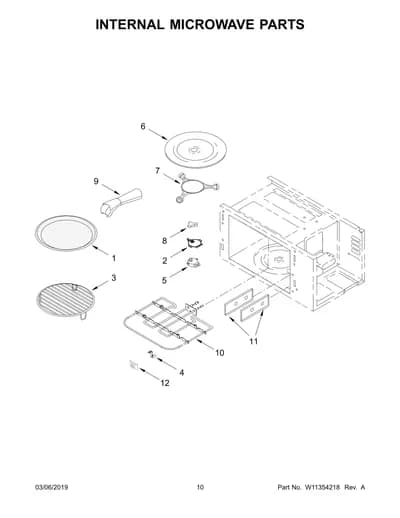 INTERNAL MICROWAVE PARTS
