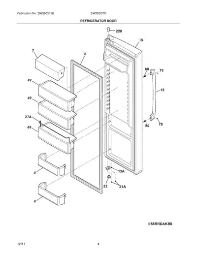 REFRIGERATOR DOOR