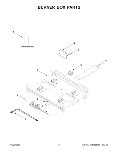 BURNER BOX PARTS